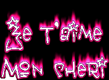 Je t'aime mon chéri